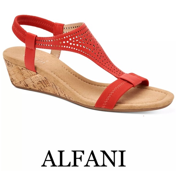 Alfani Shoes - Women's Step 'N Flex Vacanzaa Wedge Sandals, ALFANI, NEW